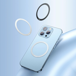 Baseus - (2 kom) Metal Ring Magnetic Series (PCCH000001) - Univerzalni telefonski prsten za Samsung- iPhone - crni