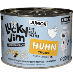 Lucky Jim Mokra pasja hrana Junior Mini - Piščanec