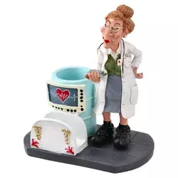 Gipsana figura Comical Meicinska sestra, 18 cm
