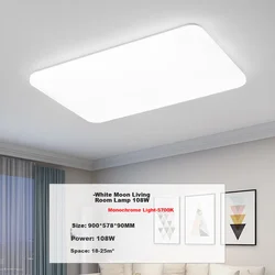 NVC Plafonska lampa LED, 108 W, Bela