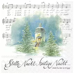 Serviete za decoupage Silent Night - 1 kos (Serviete za)