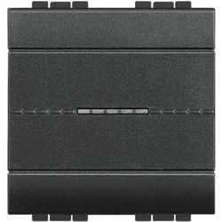 PREKIDAČ 1P/10A/250V 2M ANTRACIT
