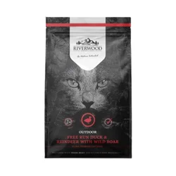 Riverwood Suva hrana za mačke Cat Outdoor, Pačetina, irvas i divlja svinja, 2kg