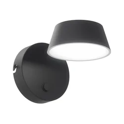 Open Design OR86522 - LED Zidna lampa TIMO LED/6W/230V 3000/4500/6500K crna