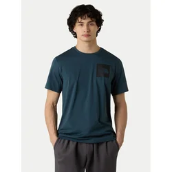 The North Face Majica Fine NF0A8A6M Zelena Regular Fit