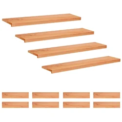 Vidaxl Stopnice 12 kos 120 x 30 x 2 cm Lak Trda bukovina
