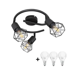 Globo - LED spot svetiljka XARA 3xE14/6W/230V crna