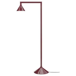 IKEA PS 2026 Podna indirektna svetiljka, tamnocrvena, 182 cm