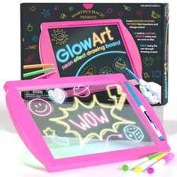 Svetleča risalna tabla Marvins Magic Glow Art - rožnata (MMG009P)