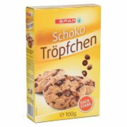 ČOKOLADNE KAPLJICE SPAR, 100G