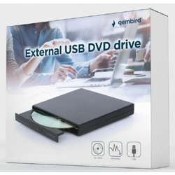 DVD-USB-04 Gembird eksterni USB DVD drive Citac-rezac, black