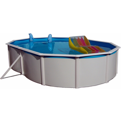 Nuovo Pool Set de Luxe Oval 550 x 360 x 120 cm - Naprava s peščenim filtrom Cleanmaster