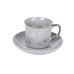 PORCELAN SET ZA KAFU 180ml 6/1 (BRIGHT/SIVA) RXG-N231500A