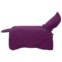 Pokrivač za konje Tamno zelena i crna 85 cm Poliester