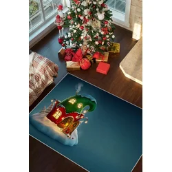 Conceptum Hypnose Tepih sa novogodišnjim motivima Chr_8, Pravougaoni, 140 x 220 cm, Šareni