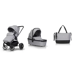 EasyGo kolica za bebe 2u1 Giro, Cloudy siva