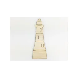 Rayher. Morski svetilnik, 15.5x5.5cm, leseni dekor