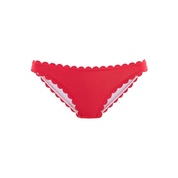 LASCANA Bikini hlačke Scallop, rdeča