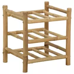 Stalak za vino Prirodna 32,5 x 29,5 x 36 cm Bambus
