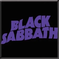 Black Sabbath Wavy Logo Magnet