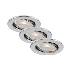 Brilo - Komplet 3x LED prigušiva ugradna svetla za kupatilo DIMM LED/5,5W/230V IP23