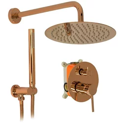 Rea Lungo Copper + BOX Set za tuširanje s prikrito namestitvijo