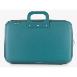 Torba BOMBATA CLASSIC VINIL LAPTOP BRIEFCASE (15) Teal Blue