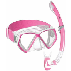 Mares Combo Pirate Neon JR Pink White/Clear