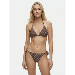 Guess Spodnji del bikini E6GO29 KCBJ0 Rjava