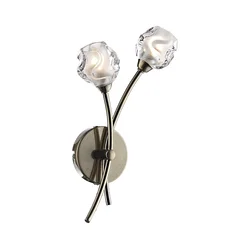 Där Lighting SEA0975 - Zidna svetiljka SEATTLE 2xG9/40W/230V mesing