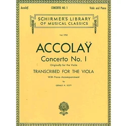 ACCOLAY-CONCERTO NR.1 FOR viola