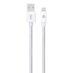 Dviced Cable USB-A to Lightning Nylon Textile 1,25m - White