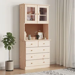 Visoka komoda ALTA 77 x 35 x 165 cm od masivne borovine