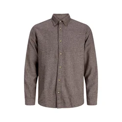 JACK & JONES Srajca JPRBLUHarvey pikčasto rjava
