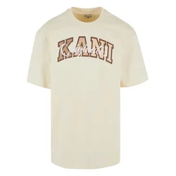 Karl Kani Majica  kremna / rjava / bela