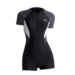 Li-Ning Ženski jednodelni kupaći kostim 7491, Crni