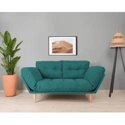 Atelier del Sofa Trosed na razvlačenje Nina 200x70cm Petrolej