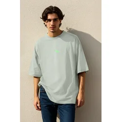Trendyol Muška majica TMNSS23TS00243, Svetlosiva