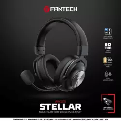 Bluetooth slusalice Fantech WHG05 crne