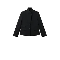 MANGO Blazer LEA črna