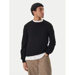 Element Pulover Icon Embroidery ELYSW00115 Črna Regular Fit