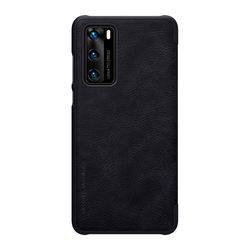 Maska za Huawei P40 na preklop Nillkin Qin crna