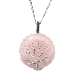 Ogrlica Tree of Life Rozi Kvarc