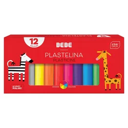 Interdruk Plastelin 12 intenzivnih barv