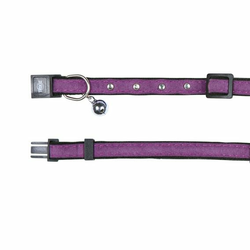Mačja ovratnica iz semiša 18 - 30 cm