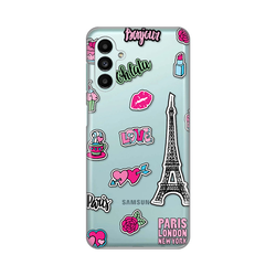 Silikonska maska za Samsung A136B/A047F Galaxy A13 5G/A04s Love Paris Print Skin providna