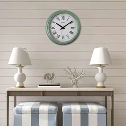 Wallity Zidni sat Retro Metal, 40x40 cm, Želeni