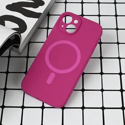 Maska za iPhone 15 6.1 Magsafe Pure color, Roze