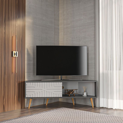 Hanah Home TV Komoda Mora, 140x45x34 cm, Antracit