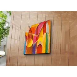 Wallity Dekorativna slika na platnu, 45x45cm, Šarena